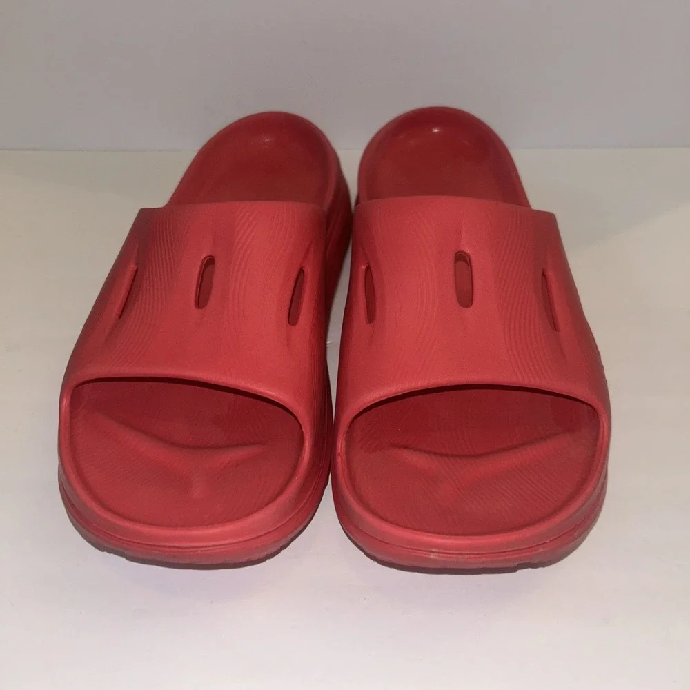 HOKA Ora Recovery 3 Slides Slide-on Sandals Pink  Men's Size 14